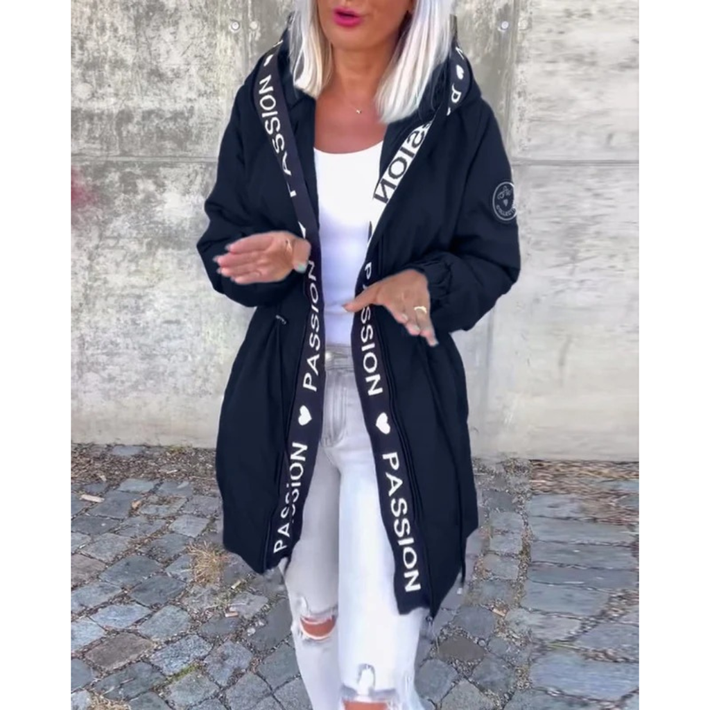 Marina | Damen Wasserdichte Regenjacke mit Reißverschluss