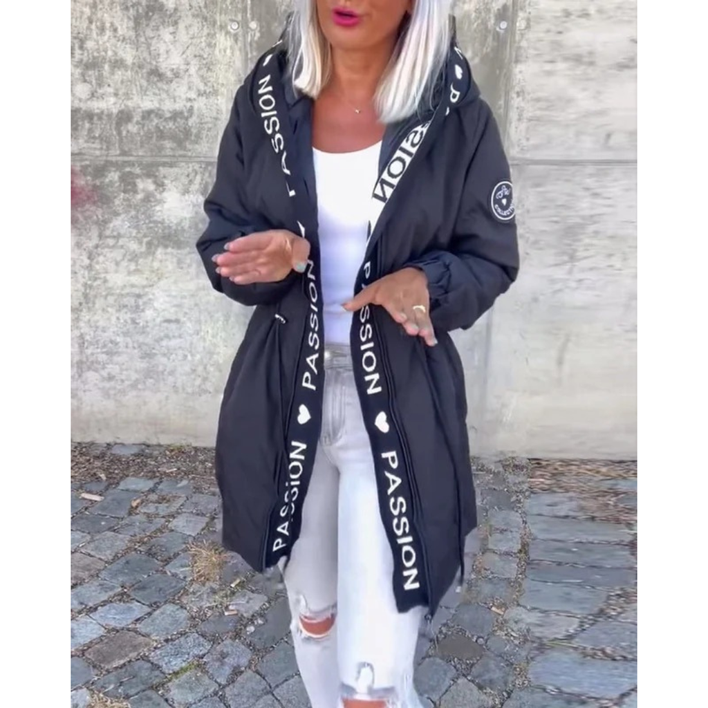Marina | Damen Wasserdichte Regenjacke mit Reißverschluss