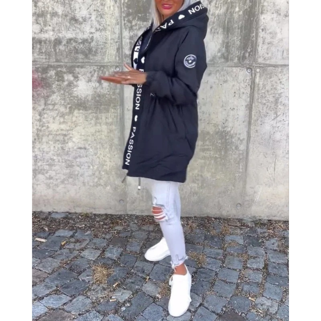 Marina | Damen Wasserdichte Regenjacke mit Reißverschluss