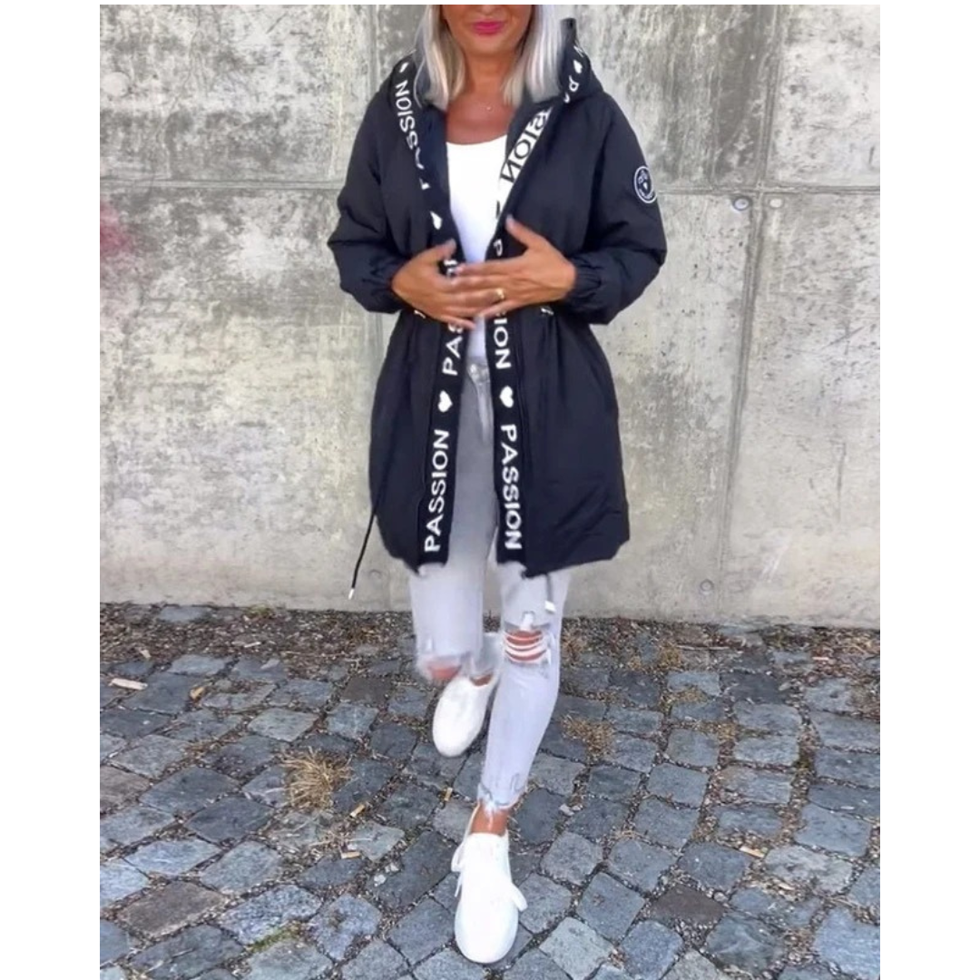 Marina | Damen Wasserdichte Regenjacke mit Reißverschluss