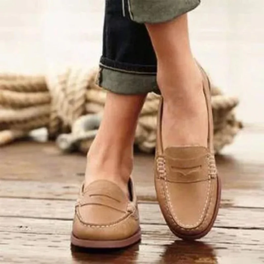 Marion | Damen Bequeme Loafer Schuhe Klassisch