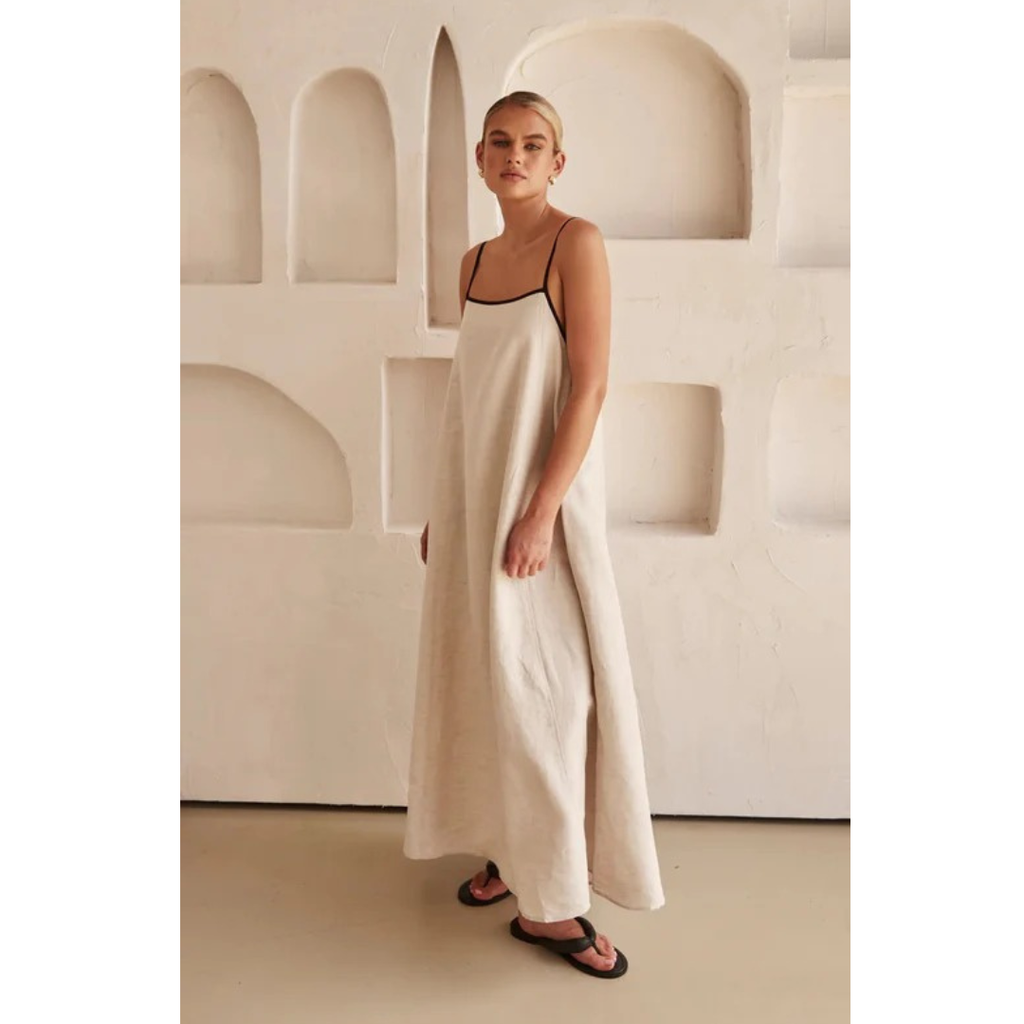 Maris | Elegantes Damen Sommerkleid in Maxi-Länge