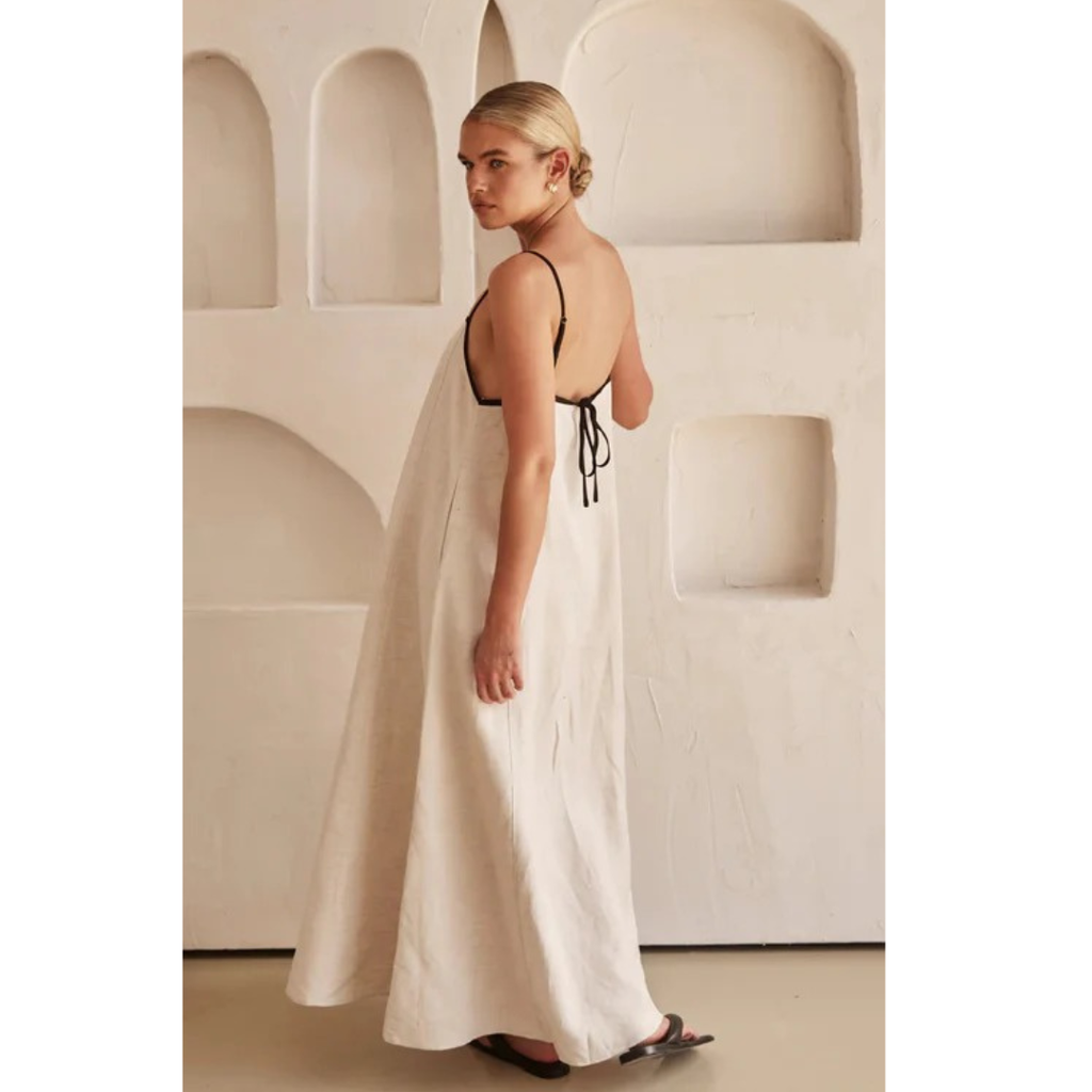 Maris | Elegantes Damen Sommerkleid in Maxi-Länge