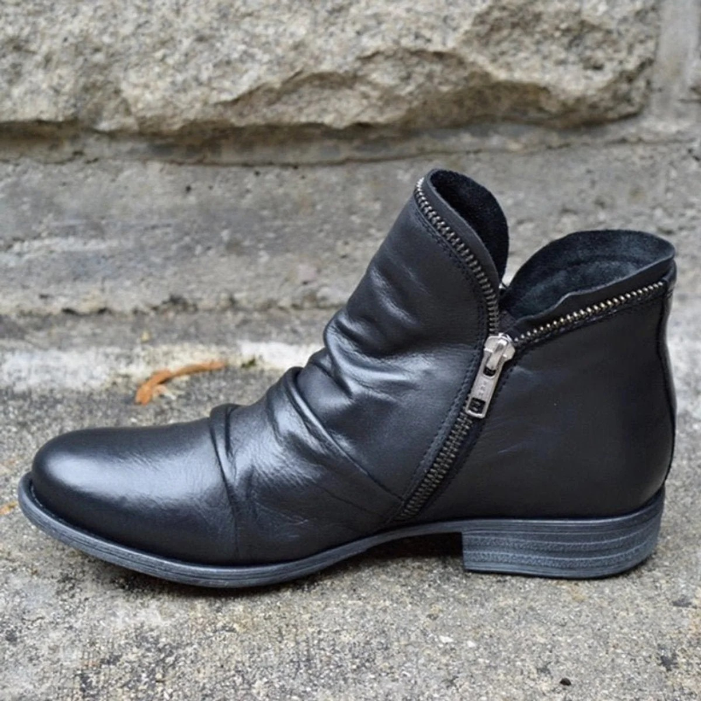 Marissa | Damen Orthopädische Winter Stiefeletten Mit Reißverschluss