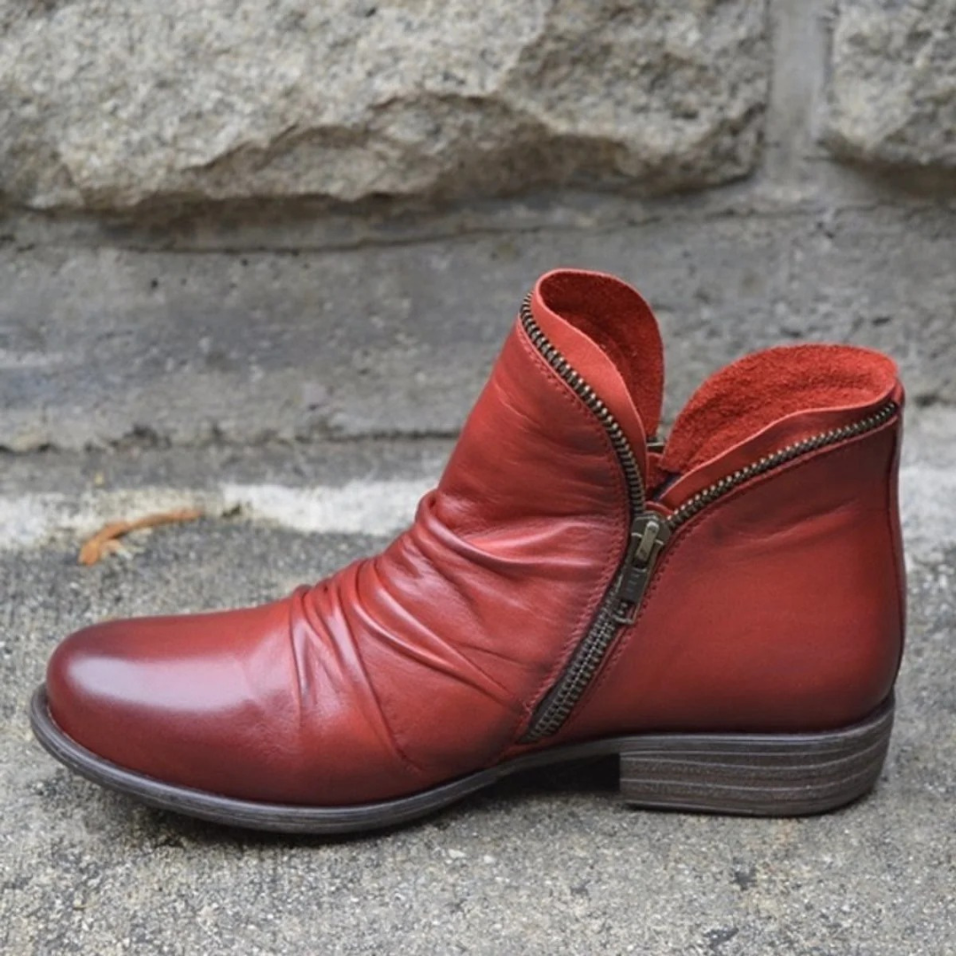 Marissa | Damen Orthopädische Winter Stiefeletten Mit Reißverschluss