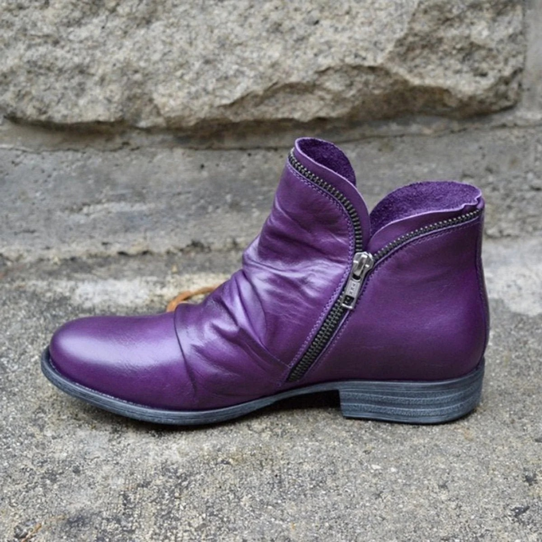 Marissa | Damen Orthopädische Winter Stiefeletten Mit Reißverschluss