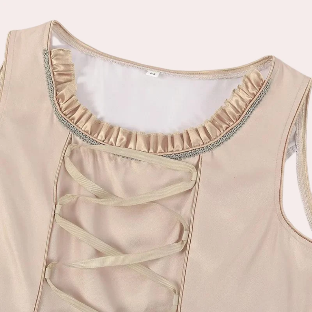 Marlene | Damen Dirndl Midikleid in Khaki