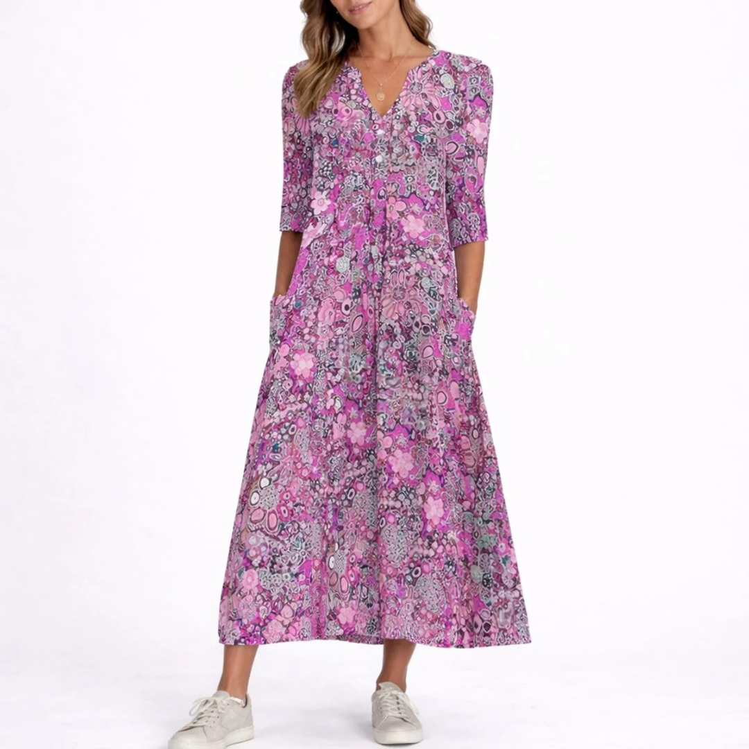 Marlene | Damen Herbst Midikleid Hochzeitsgast
