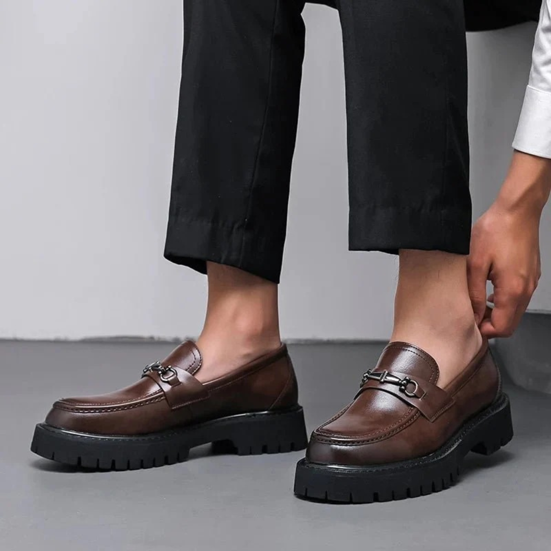 Mason | Herren Elegante Leder Loafer