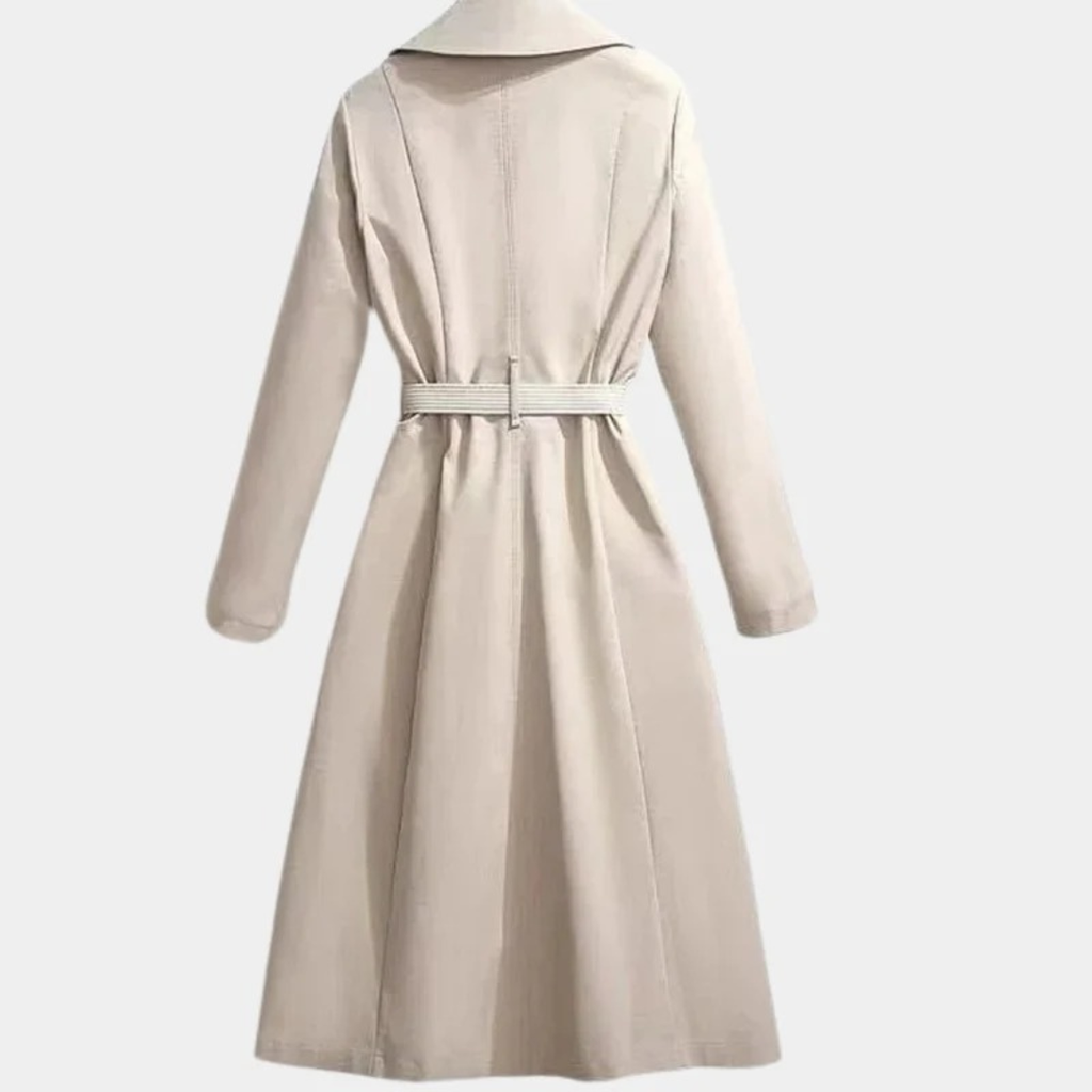 Mathilda | Damen Elegante Trench Coat mit Gürtel