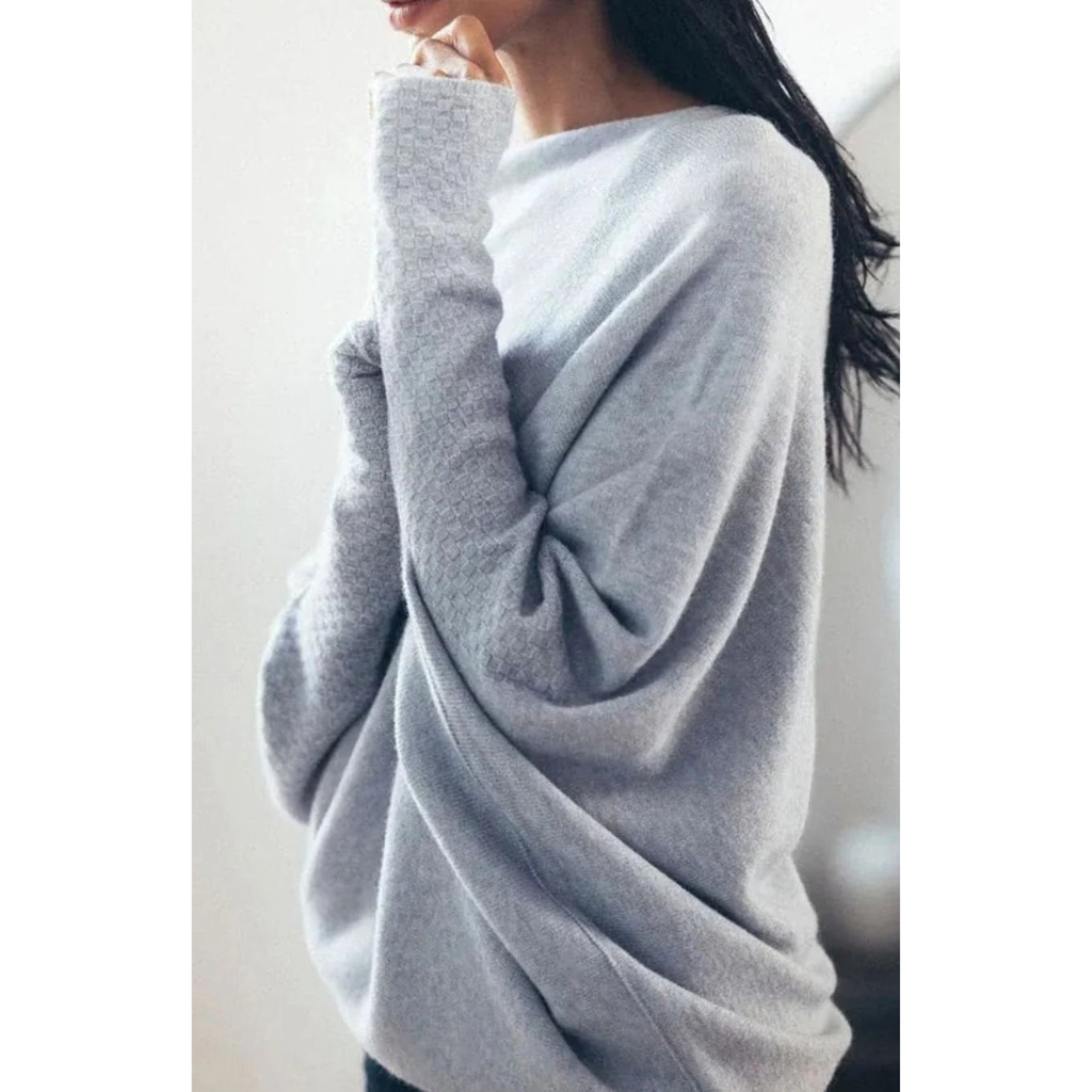 Mathilda | Damen Pullover mit weitem Design und Langarm