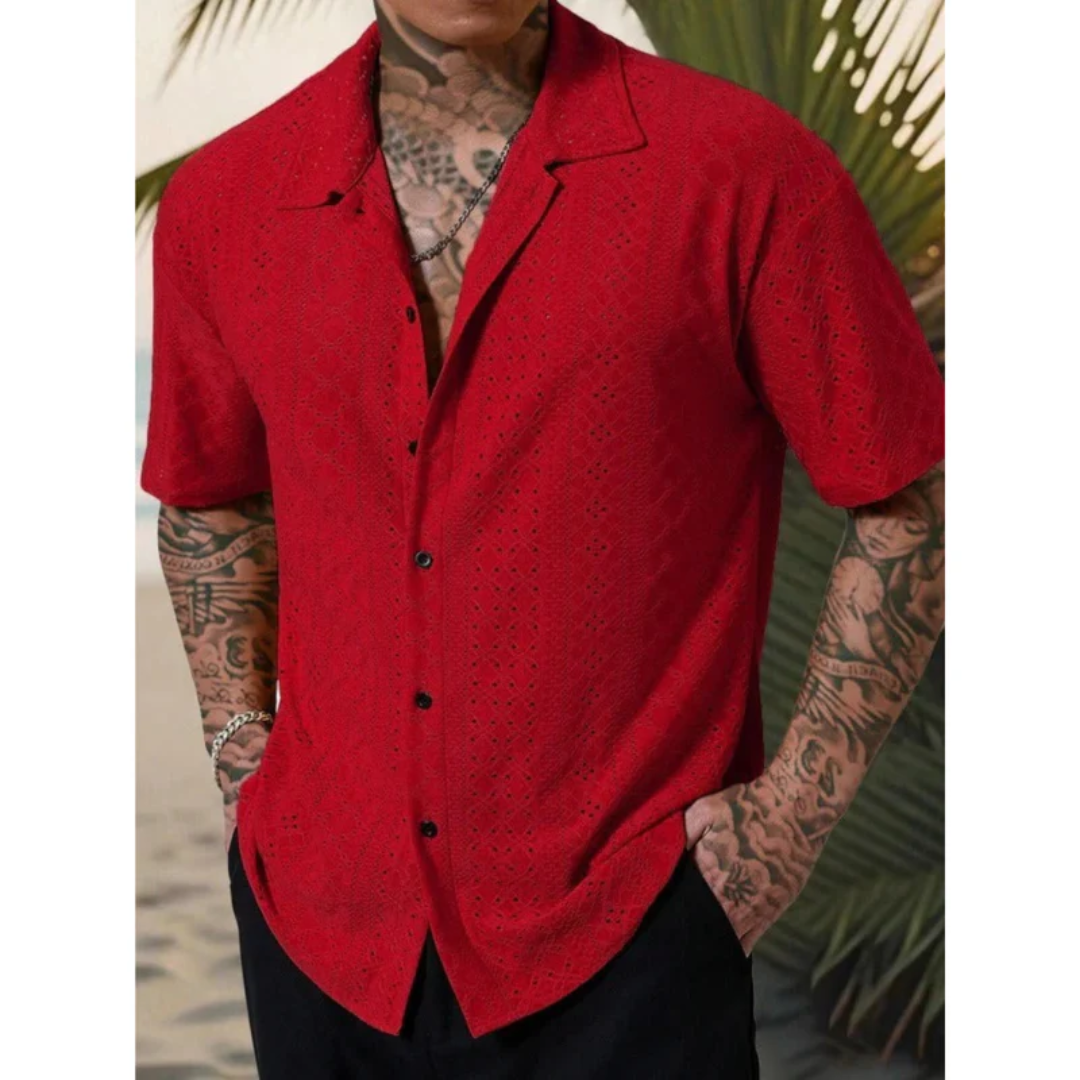 Matthias | Herren Hemd Muster Sommer Design