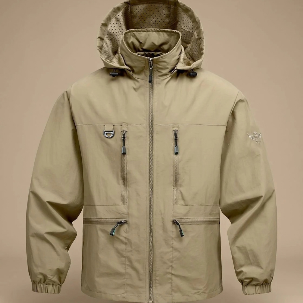 Matthias | Herren Wasserdichte Winterjacke mit Kapuze und Taschen