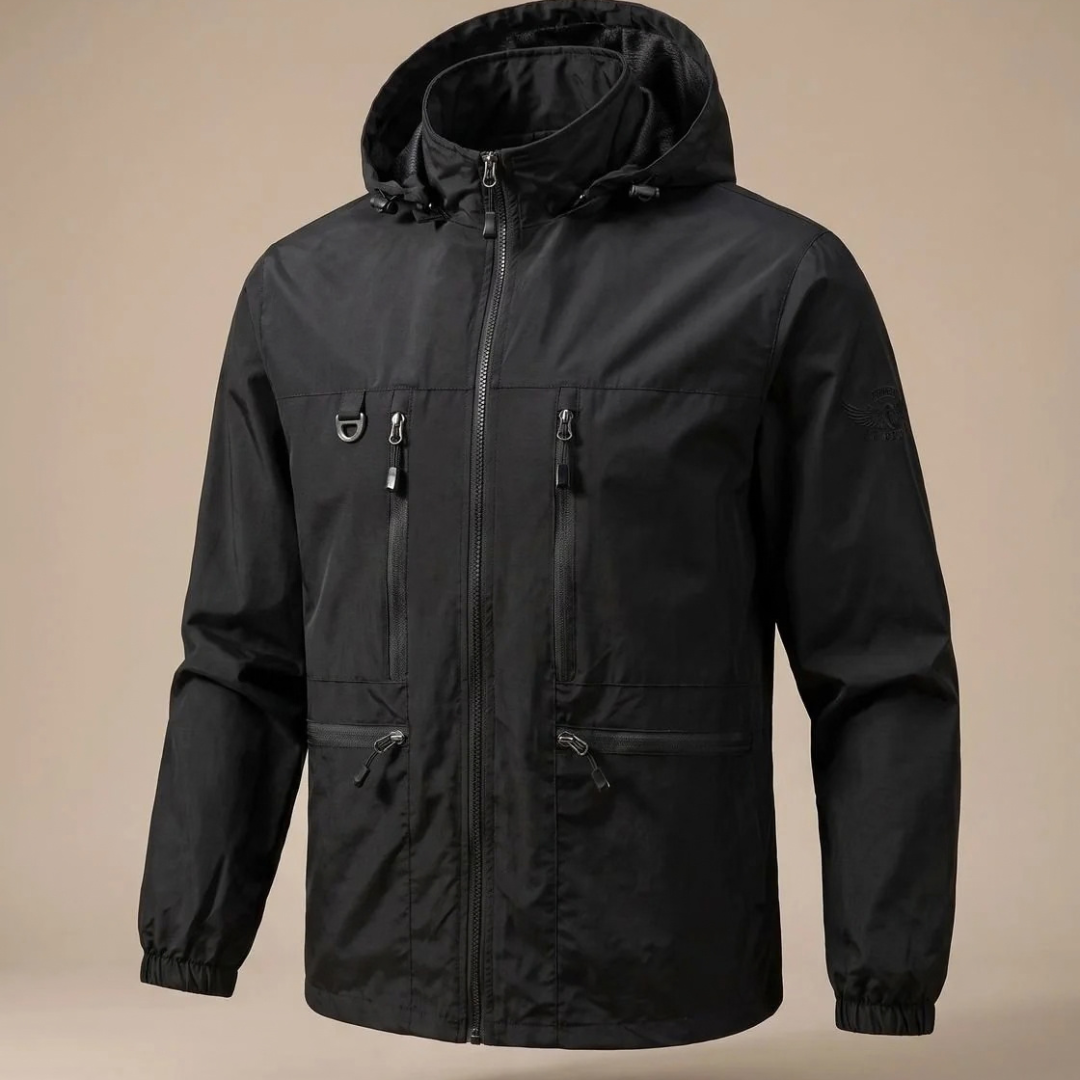 Matthias | Herren Wasserdichte Winterjacke mit Kapuze und Taschen