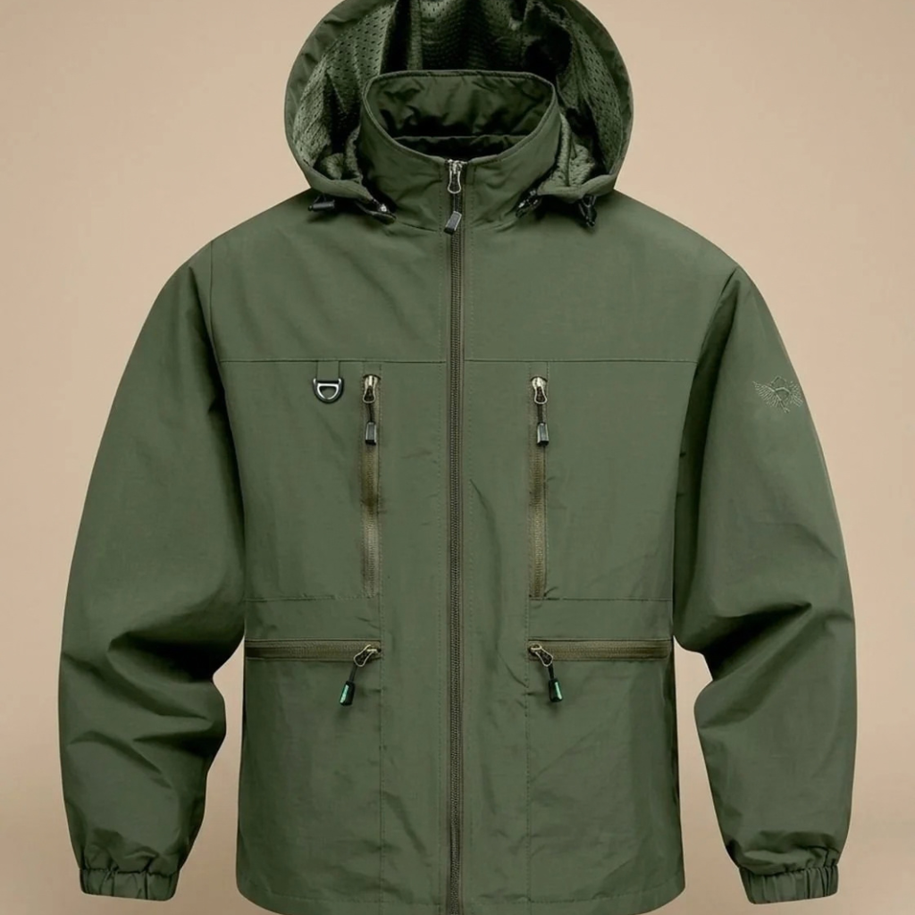 Matthias | Herren Wasserdichte Winterjacke mit Kapuze und Taschen