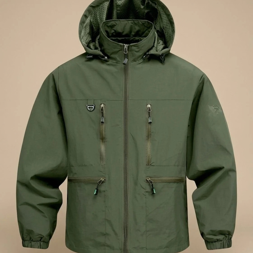 Matthias | Herren Wasserdichte Winterjacke mit Kapuze und Taschen