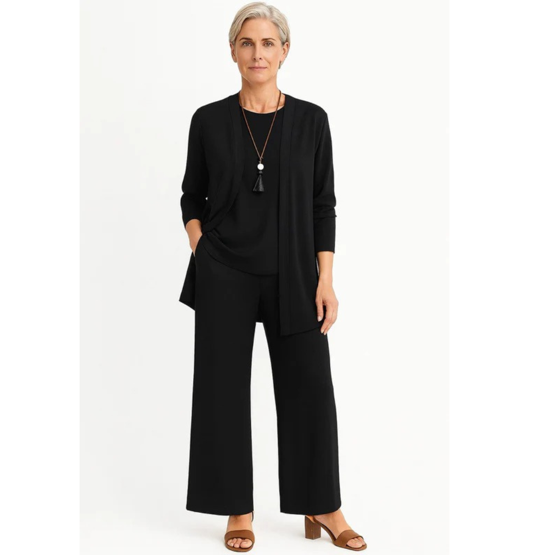 Maxi | Damen Zweiteiler Mit Weiter Hose