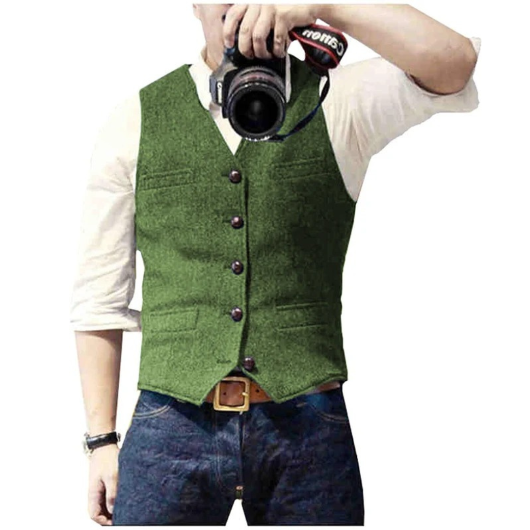 Maximilian | Herren Oktoberfest Trachtenweste Traditionell