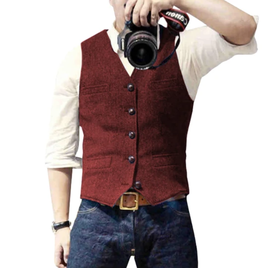 Maximilian | Herren Oktoberfest Trachtenweste Traditionell