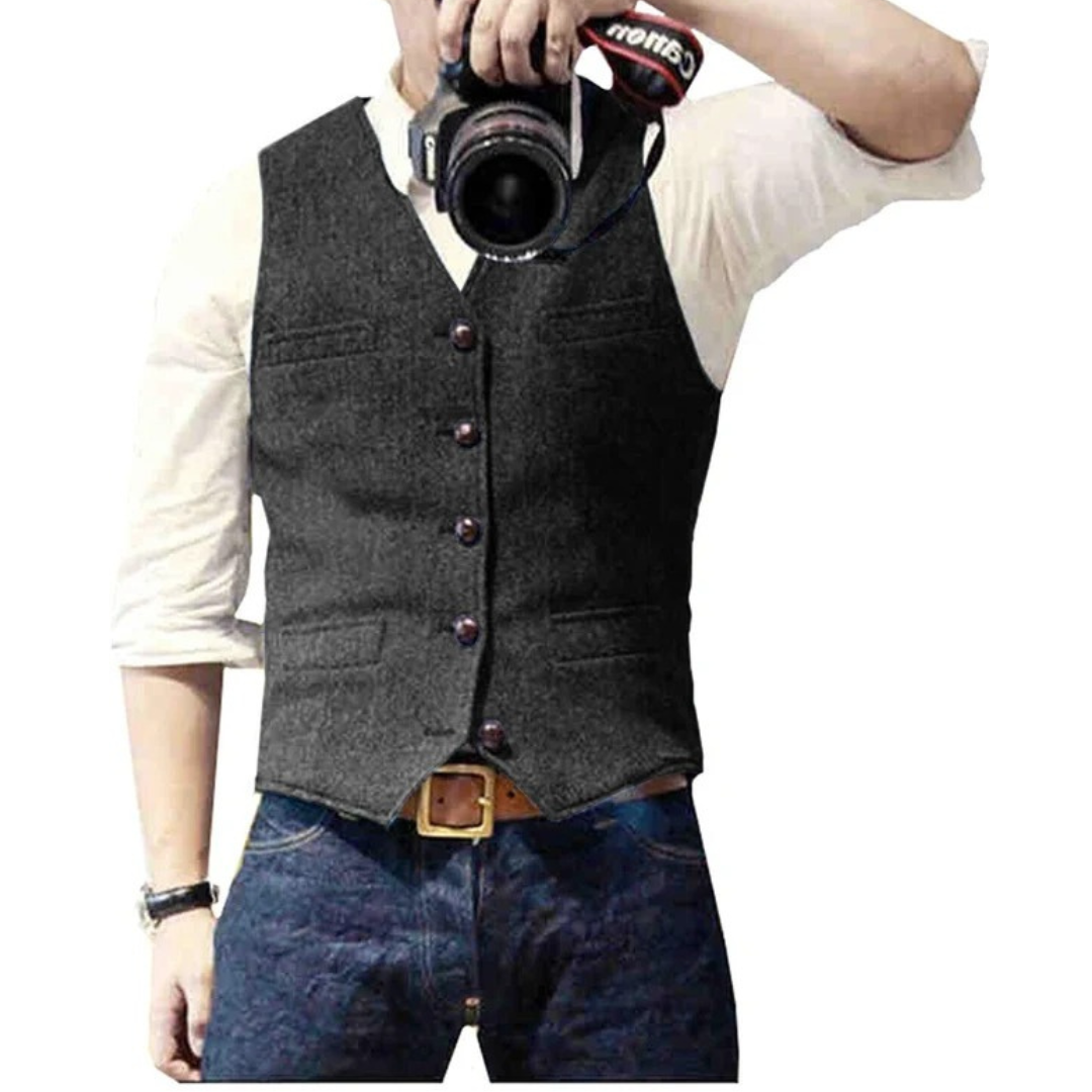Maximilian | Herren Oktoberfest Trachtenweste Traditionell
