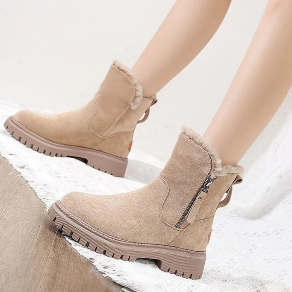 Melina | Damen Orthopädische Stiefeletten mit Winterfutter und Komfortabler Plateau Sohle