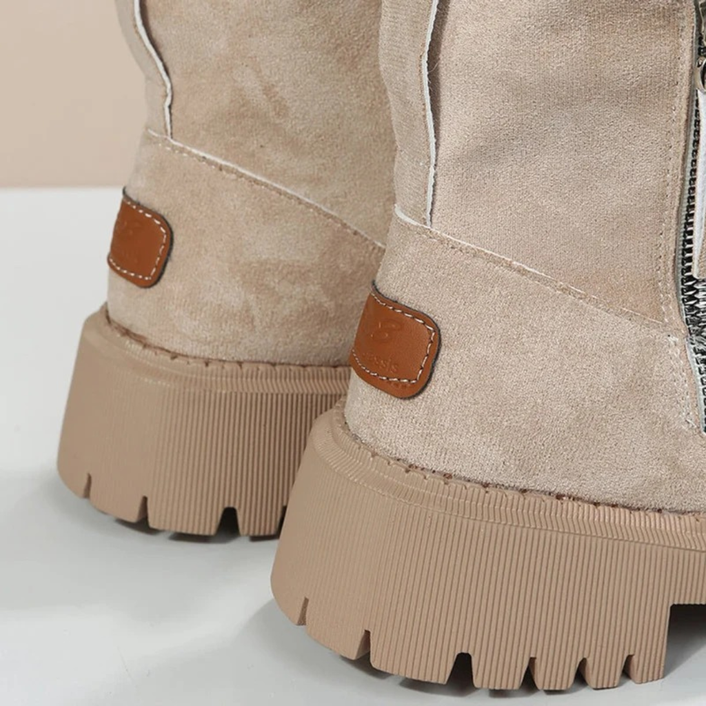 Melina | Damen Orthopädische Stiefeletten mit Winterfutter und Komfortabler Plateau Sohle