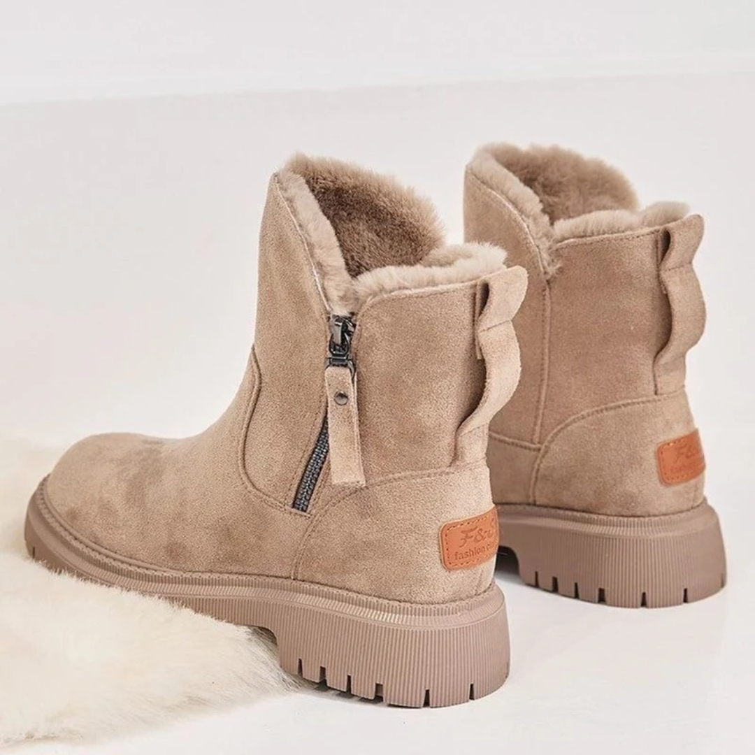 Melina | Damen Orthopädische Stiefeletten mit Winterfutter und Komfortabler Plateau Sohle