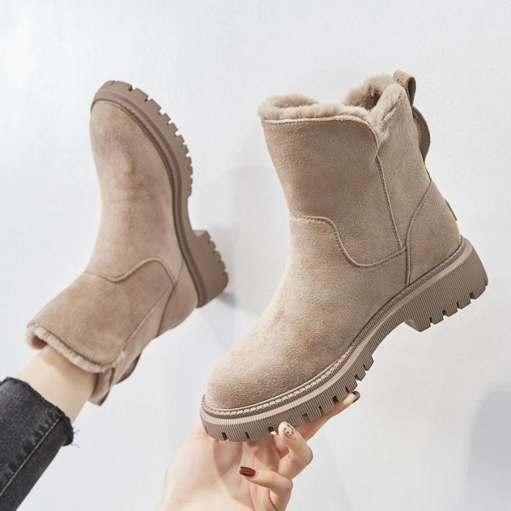 Melina | Damen Orthopädische Stiefeletten mit Winterfutter und Komfortabler Plateau Sohle