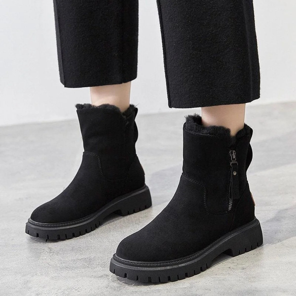 Melina | Damen Orthopädische Stiefeletten mit Winterfutter und Komfortabler Plateau Sohle