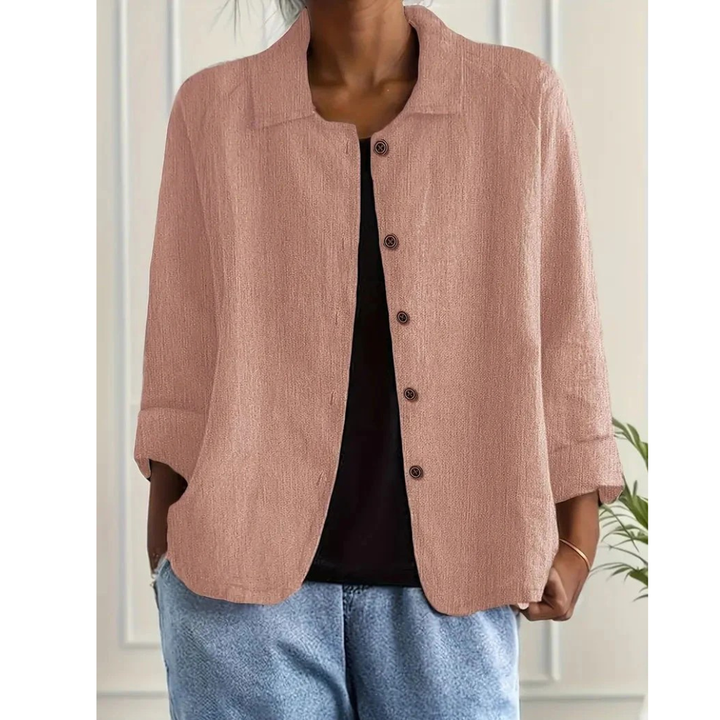 Mia | Damen Stilvoller Blazer Mit Kragen