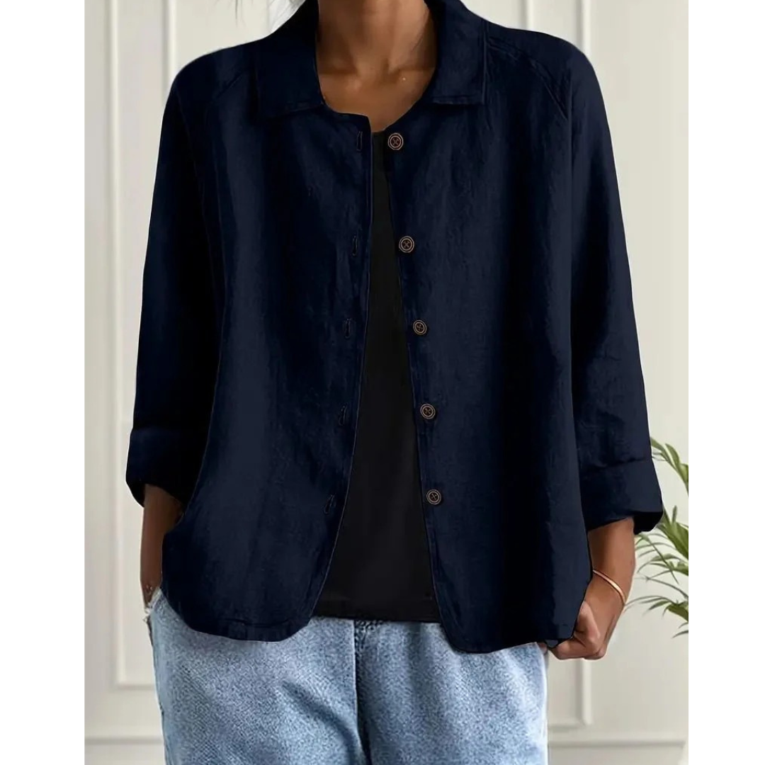 Mia | Damen Stilvoller Blazer Mit Kragen