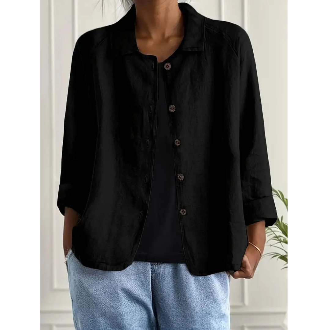 Mia | Damen Stilvoller Blazer Mit Kragen