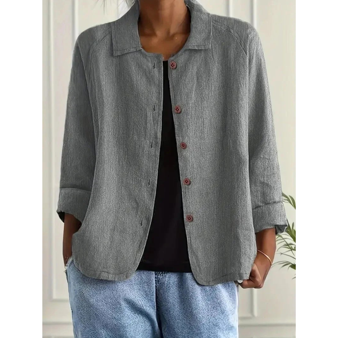 Mia | Damen Stilvoller Blazer Mit Kragen