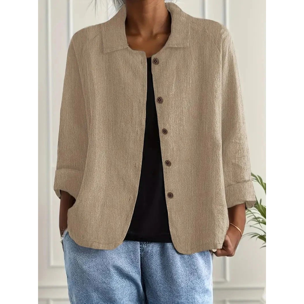 Mia | Damen Stilvoller Blazer Mit Kragen