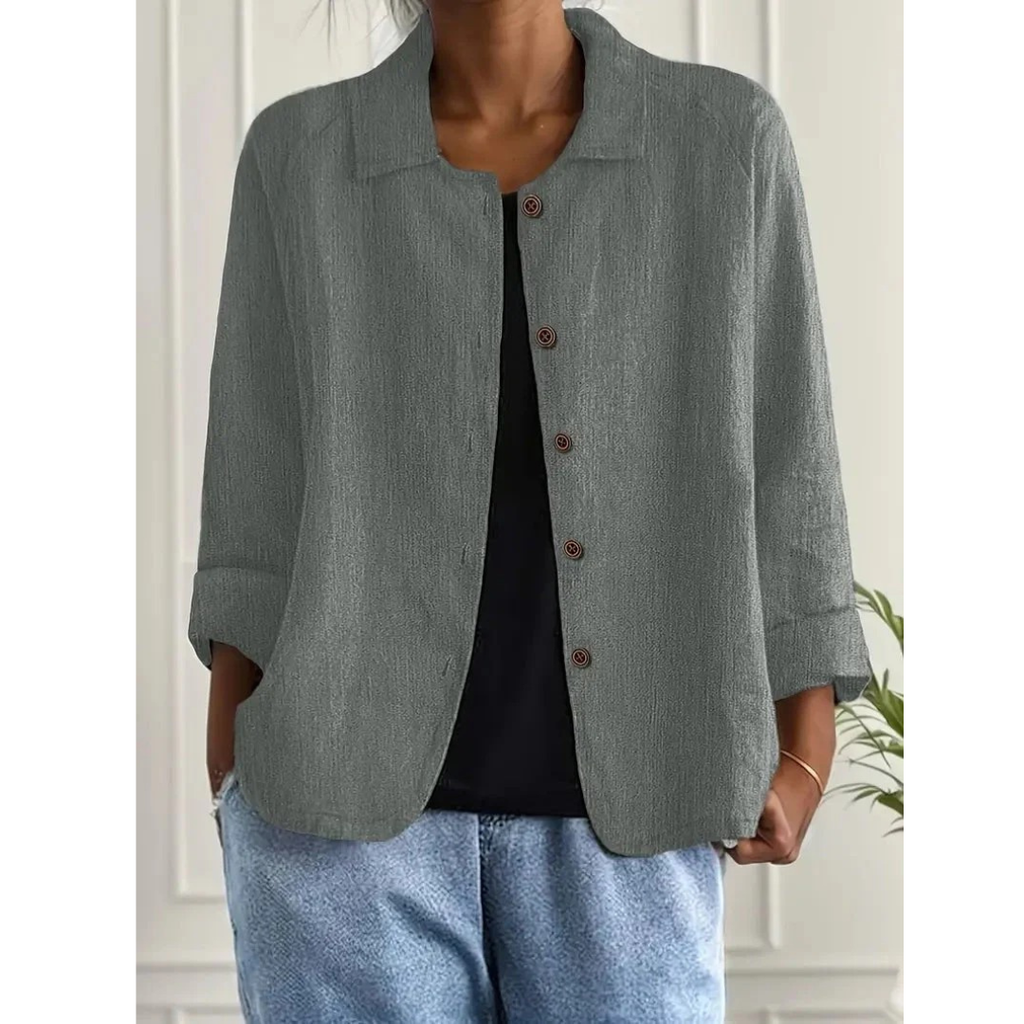 Mia | Damen Stilvoller Blazer Mit Kragen
