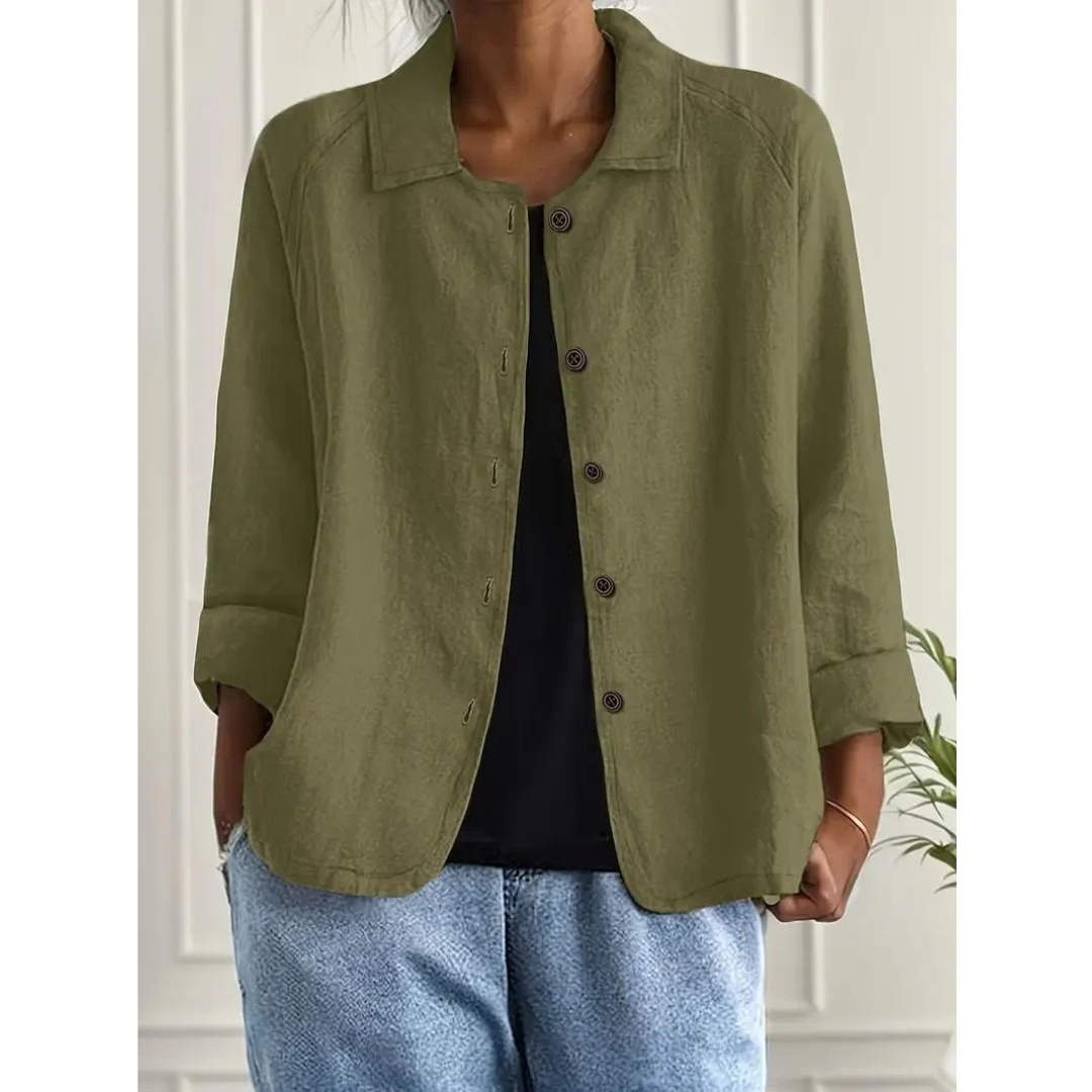 Mia | Damen Stilvoller Blazer Mit Kragen