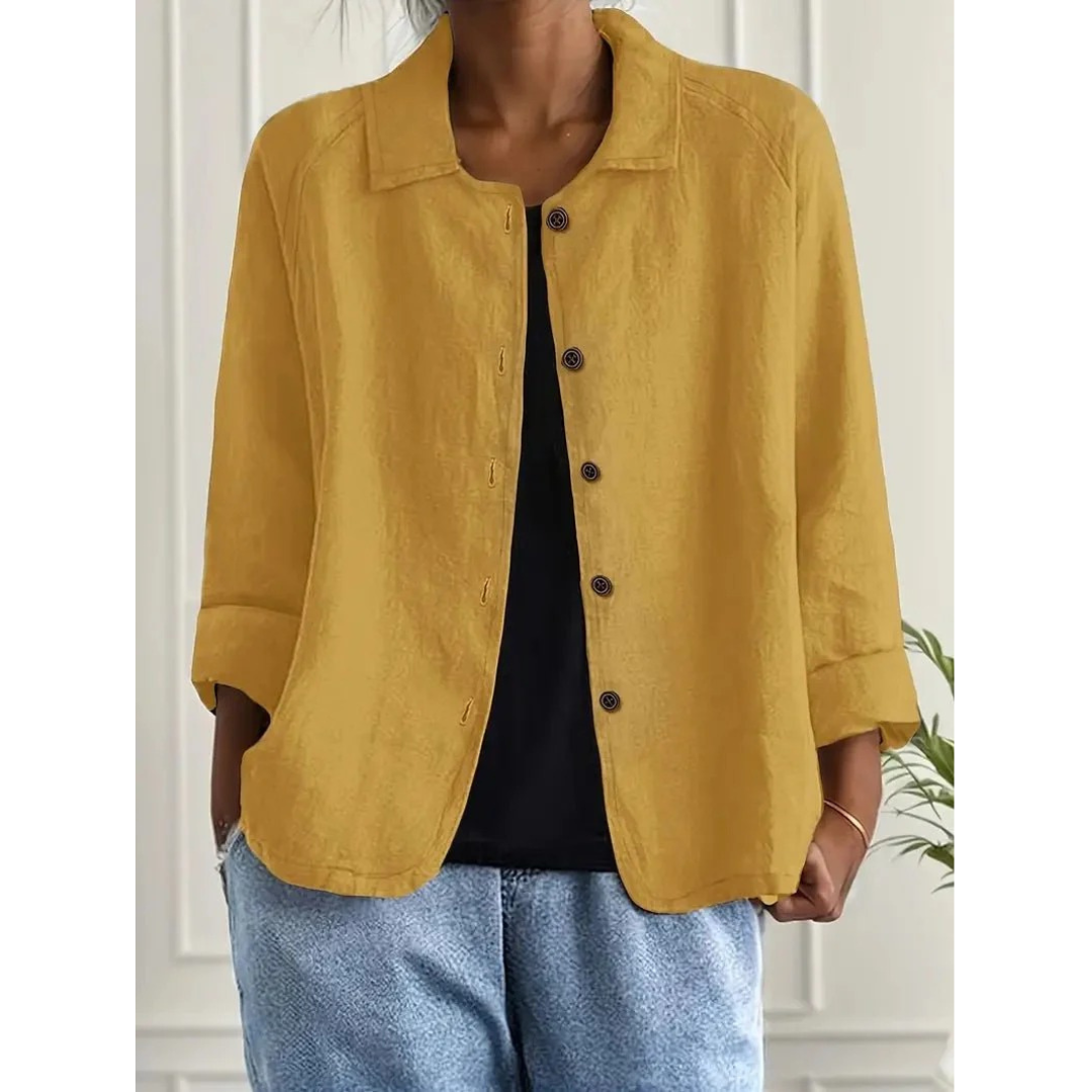 Mia | Damen Stilvoller Blazer Mit Kragen
