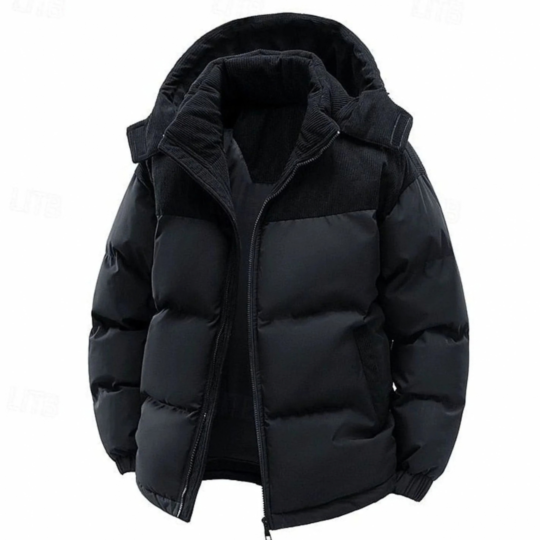 Michael | Herren Winterjacke mit Kapuze, Reißverschluss und Taschen
