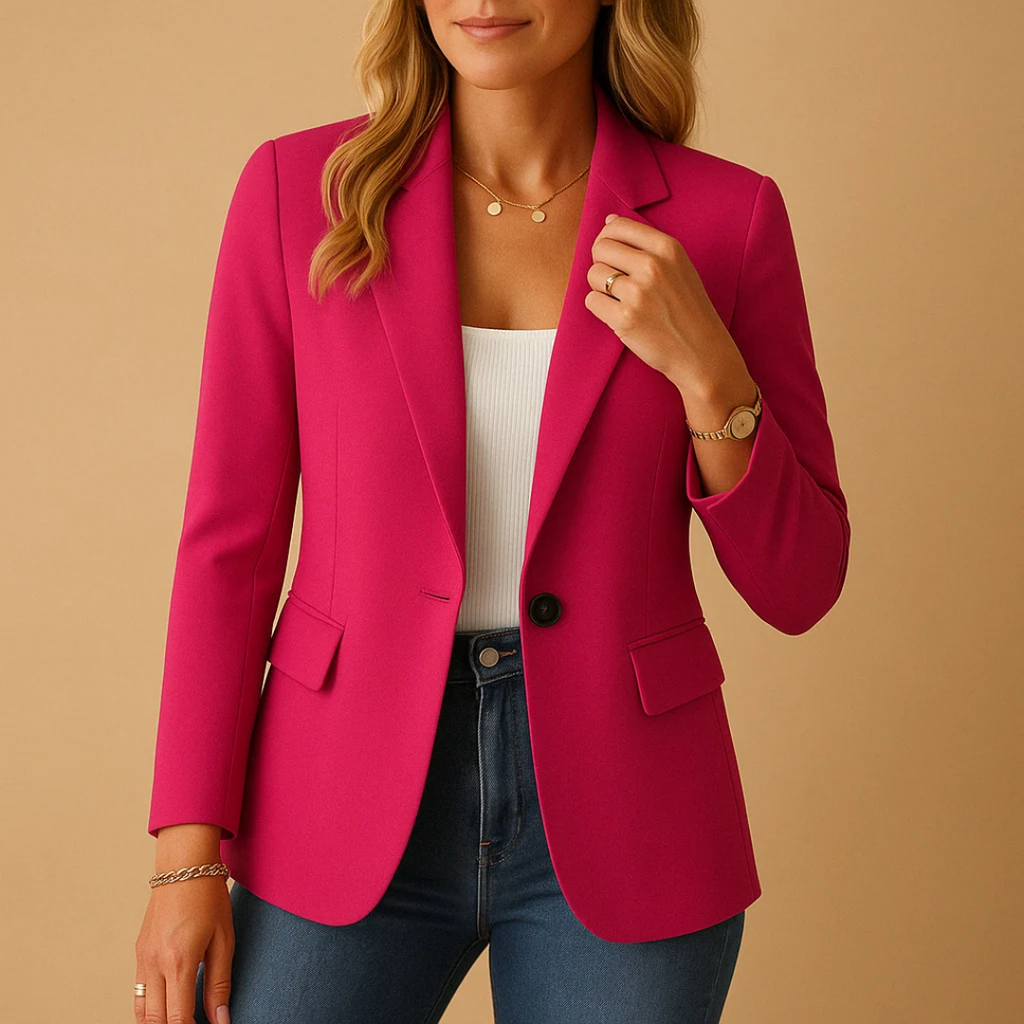 Michaela | Damen Blazer mit einem Knopf