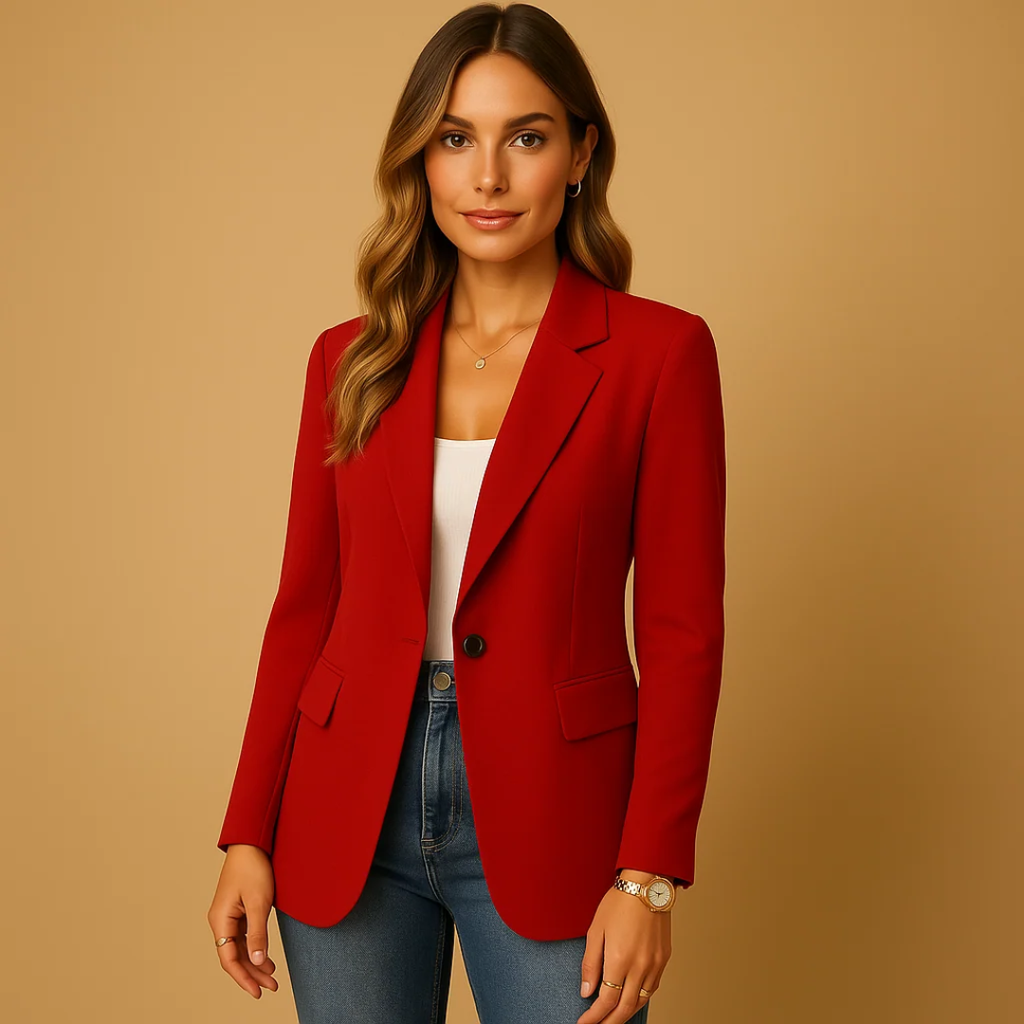 Michaela | Damen Blazer mit einem Knopf