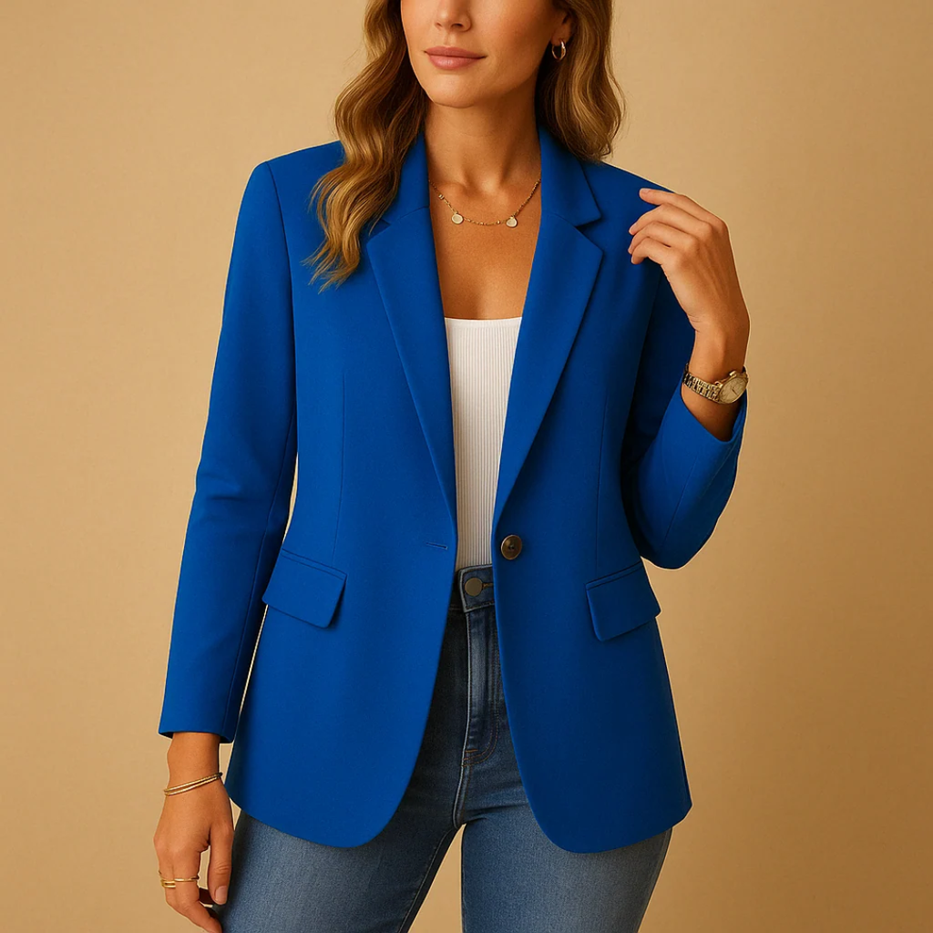 Michaela | Damen Blazer mit einem Knopf
