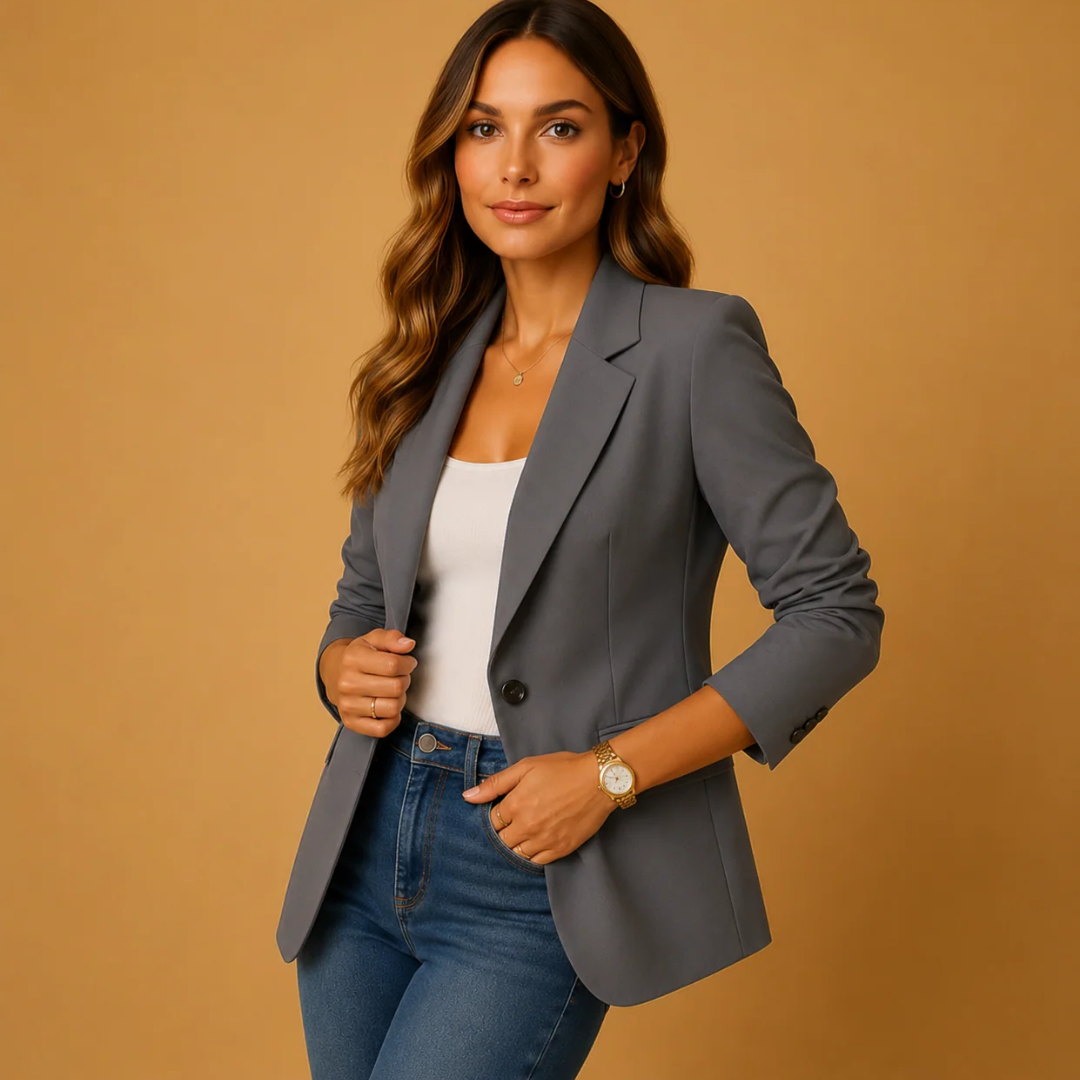Michaela | Damen Blazer mit einem Knopf