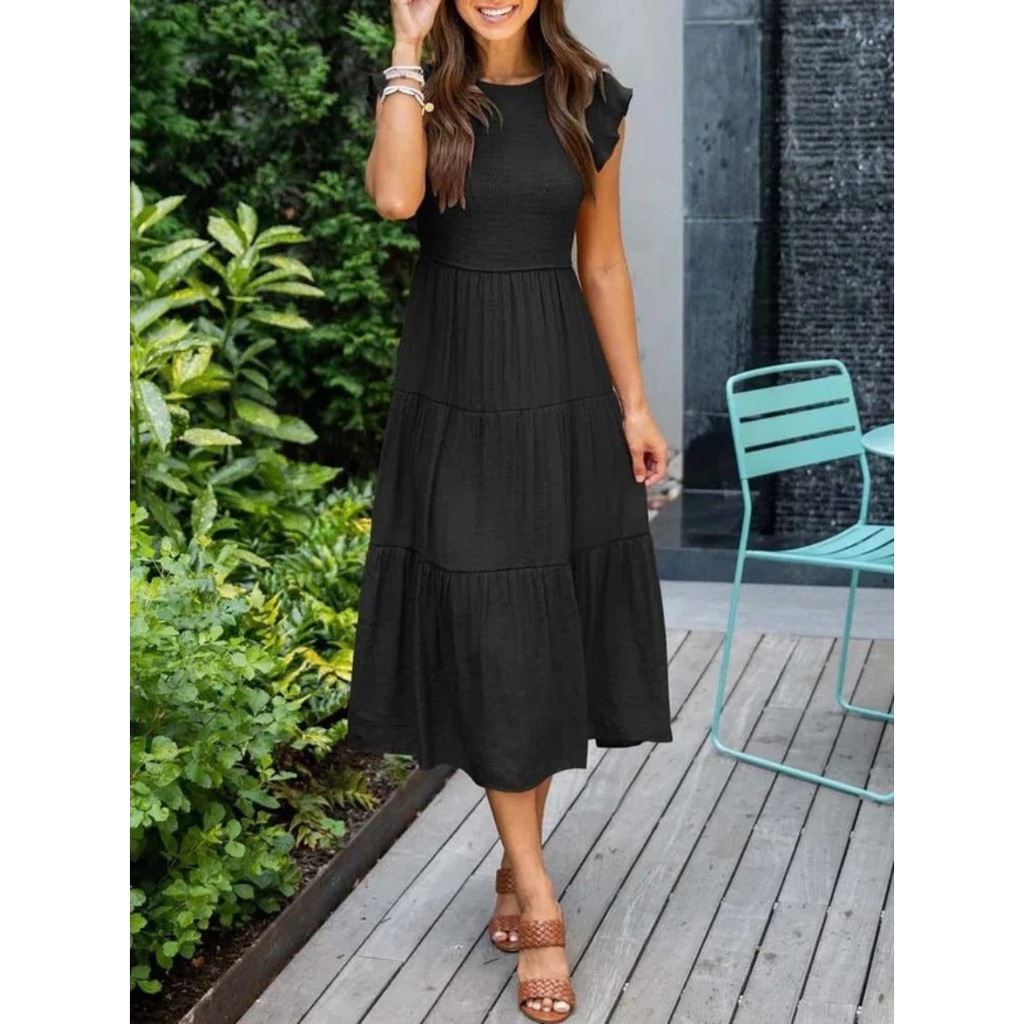 Michaela | Damen Stilvolles Midikleid