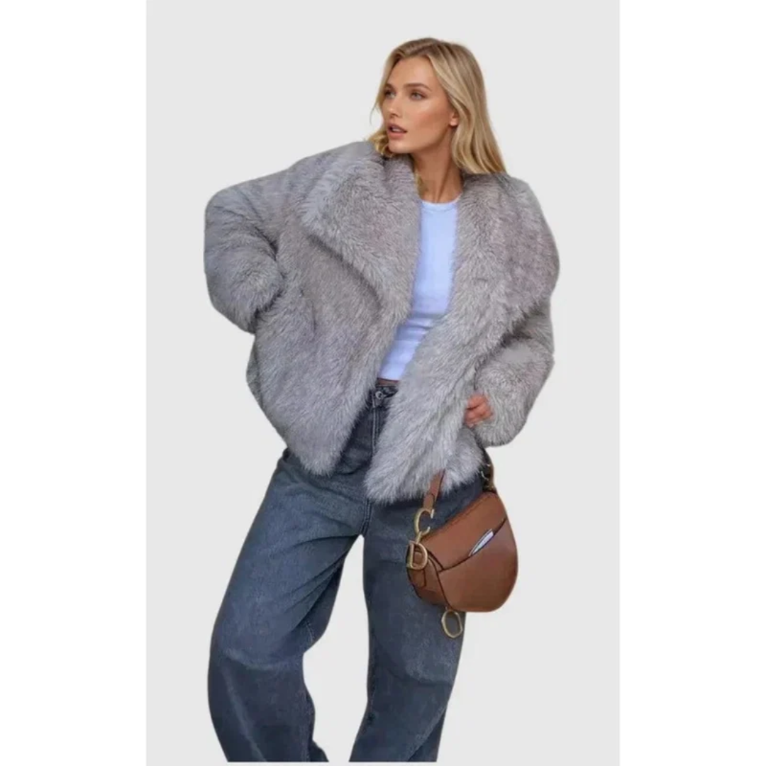 Mila | Damen Warme Winterjacke In Luxus Optik