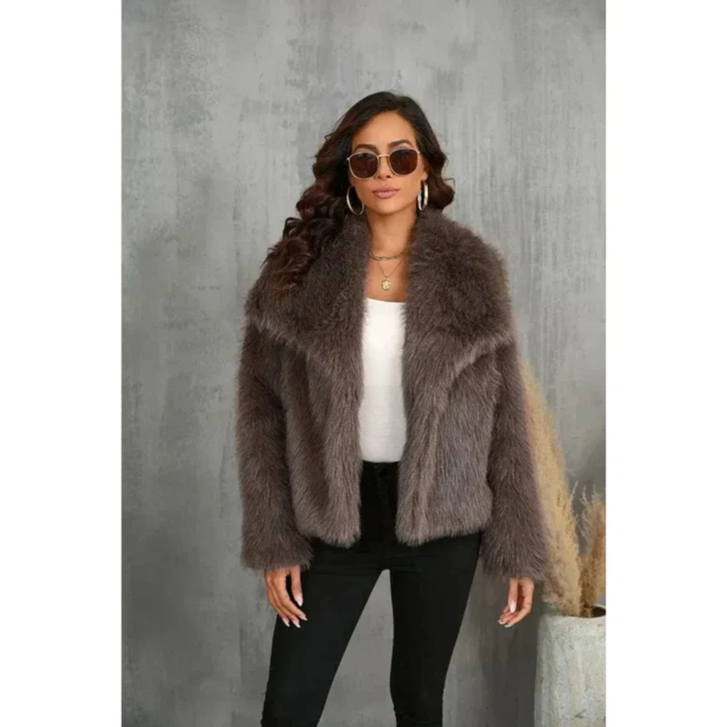 Mila | Damen Warme Winterjacke In Luxus Optik
