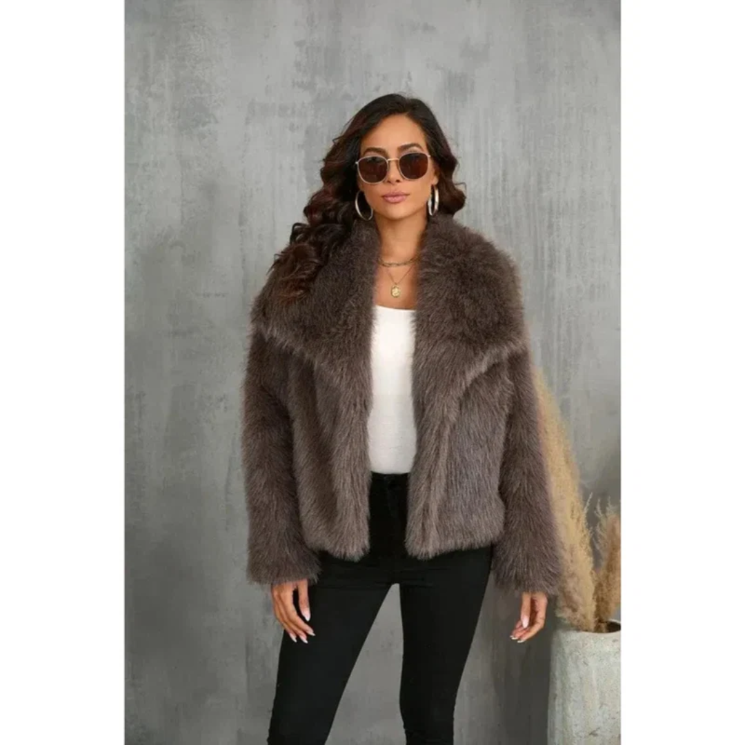 Mila | Damen Warme Winterjacke In Luxus Optik