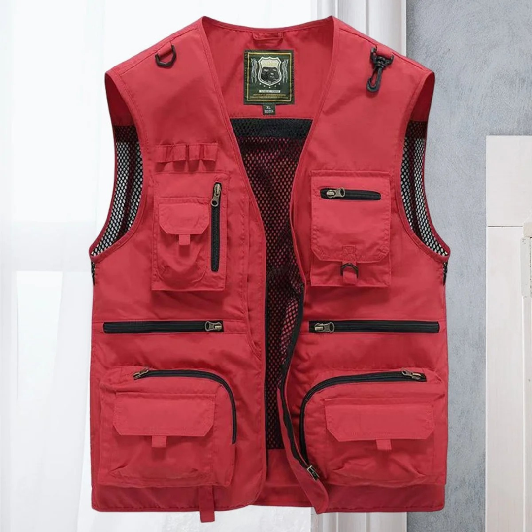 Milo | Herren Outdoor Weste mit mehreren Taschen