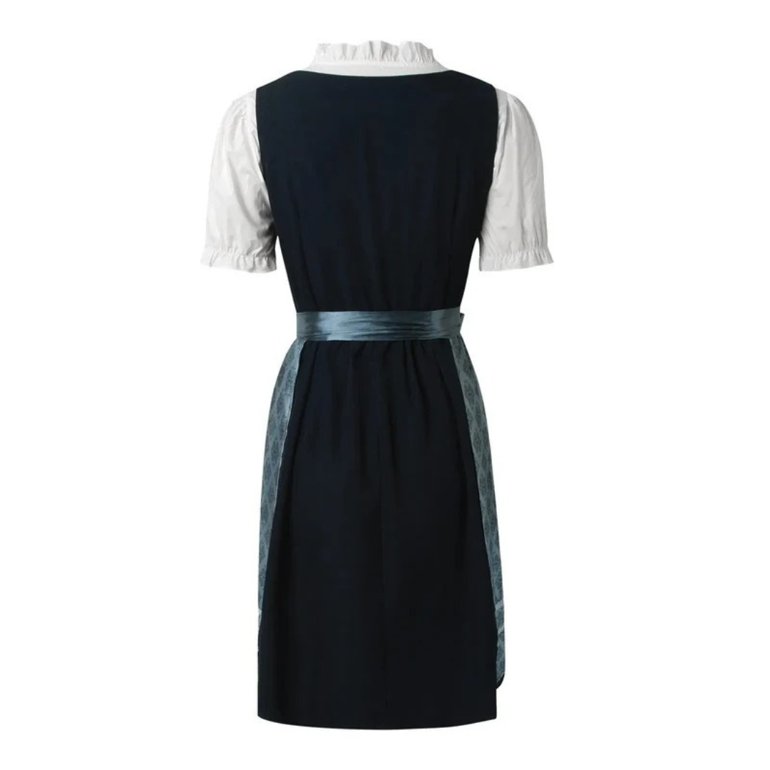 Mina | Damen Dunkelblaue Klassische Dirndl
