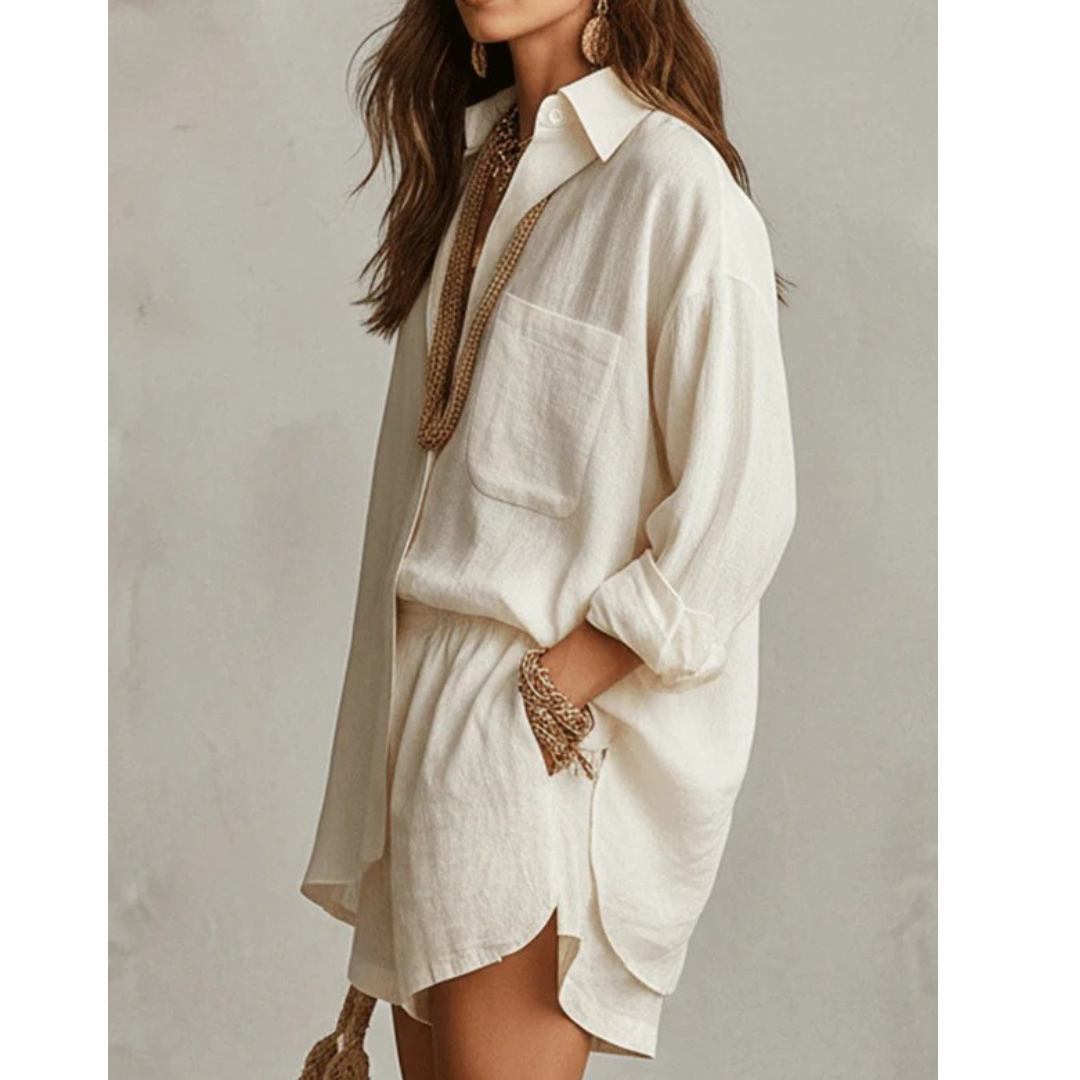 Minna | Damen Locker Sommer Zweiteiler Set