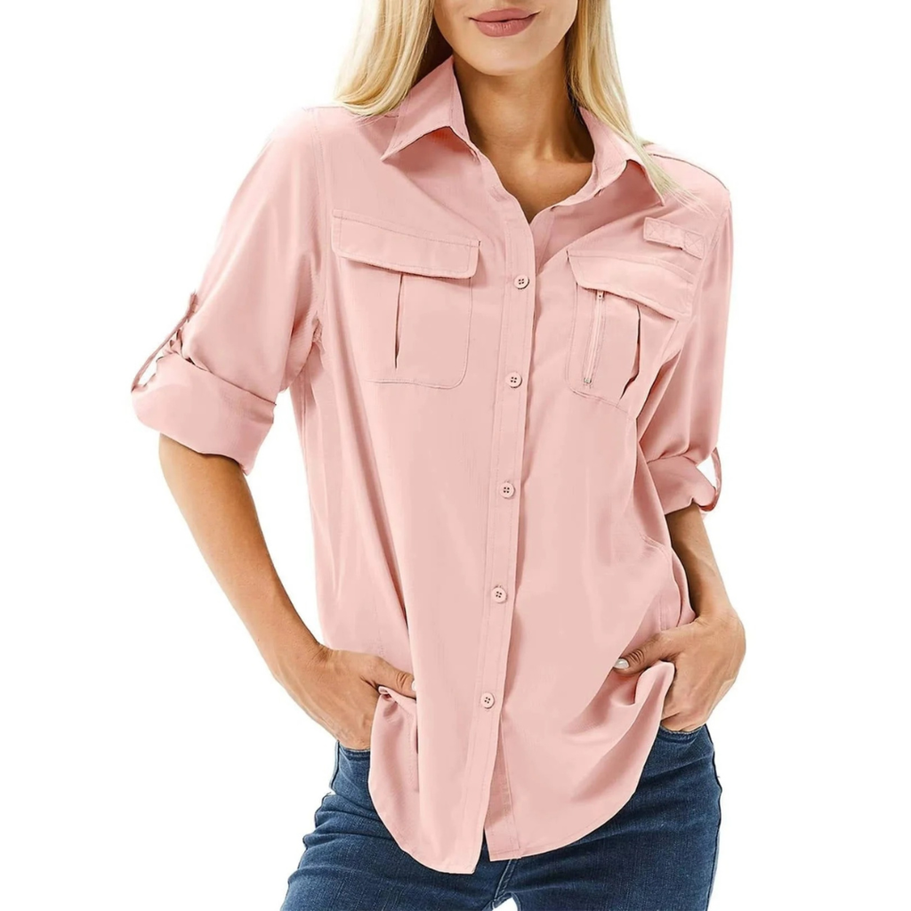 Mira | Damen Komfort Bluse Mit Langarm